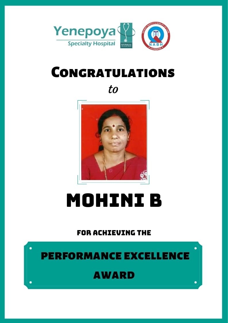 Winner of Performance Excellence Award